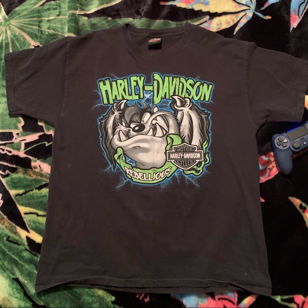harley davison loony tones shirt